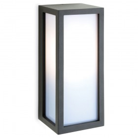 Firstlight Warwick Wall Light Graphite with Opal Diffuser