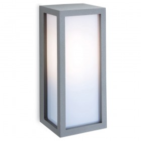 Firstlight Warwick Wall Light Silver with Opal Diffuser