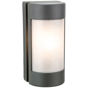 Firstlight Arena Wall Light Graphite with Opal Polycarbonate Diffuser