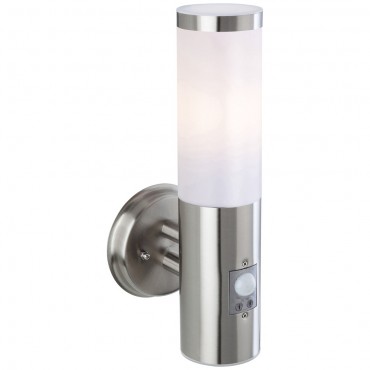 Firstlight Plaza Wall Light with PIR Stainless Steel