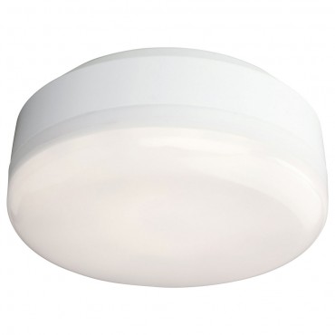 Firstlight Mini Hydro LED Flush Fitting White with White Polycarbonate Diffuser