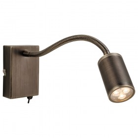 Firstlight Orion LED Flexi Wall Light (Switched) Bronze