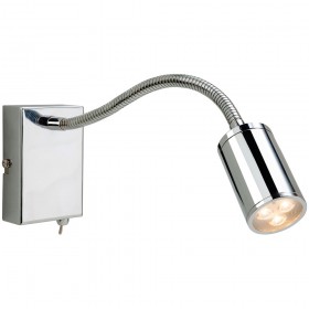 Firstlight Orion LED Flexi Wall Light (Switched) Chrome