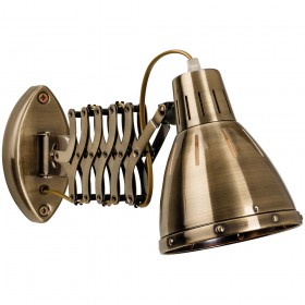 Firstlight Bow Wall Light Antique Brass