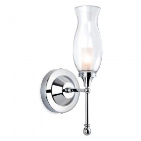 Firstlight 5930CH Aston Wall Light Chrome with Clear Glass