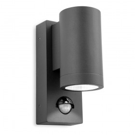Firstlight 5939GP Shelby Single LED Wall with PIR Graphite