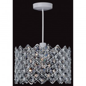 Firstlight Non-Electric Crystal Pendant Chrome with Crystal