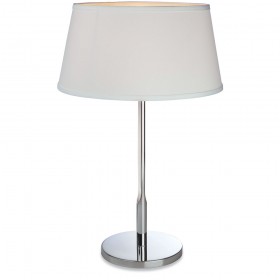 Firstlight Transition Table Lamp Polished St /Steel with Cream Shade