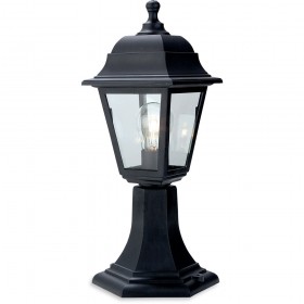 Firstlight Oslo Lantern - Pillar Black Resin