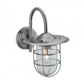 Firstlight Cage Wall Light Stainless Steel