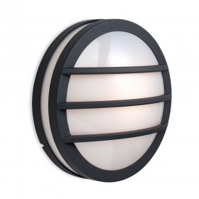 Firstlight Zenith Wall/Flush Fitting Graphite with Opal Diffuser