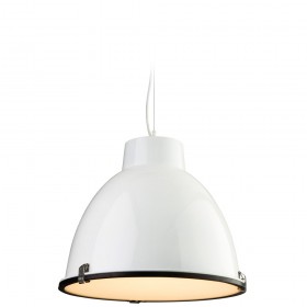 Firstlight Manhattan Pendant White with Frosted Glass