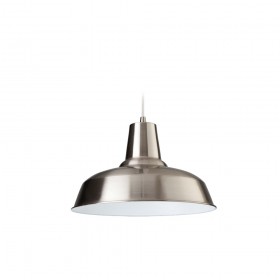 Firstlight Smart Pendant Brushed Steel with White Inside