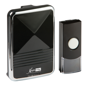 Knightsbridge DC001 Wireless Door Chime - Black (200M Range)
