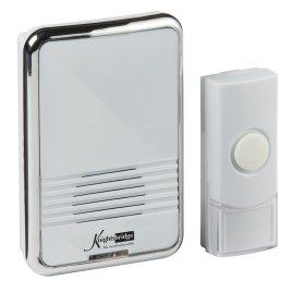 Knightsbridge DC003 Wireless Plug In Door Chime - White (80M Range)