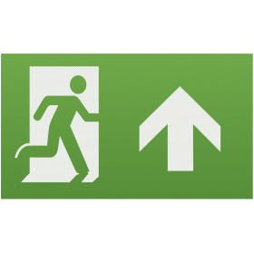 Knightsbridge Running Man Legend (Kit of 2) For Emexit With Upward Facing Arrow