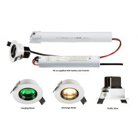 Knightsbridge IP20 5W LED Non-Maintained Emergency Down Light