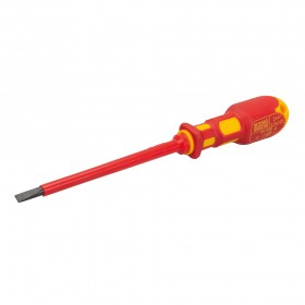 King Dick VDE Slotted Screwdriver 5.5 x 125mm - 22475