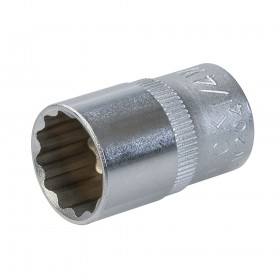 King Dick Socket 3/8" SD 12pt Whitworth 1/4"W - MSW204