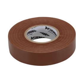 Fixman Insulation Tape 19mm x 33m Brown
