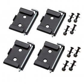 Rockler Quick-Release Workbench Caster Plates 4pk 70 x 95mm (2-3/4 x 3-3/4'') - 354571