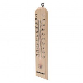 Silverline Wooden Thermometer -40ÃÂÃÂÃÂÃÂ° to +50°C - 490745