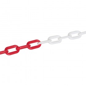 Fixman Plastic Chain Red/White 6mm x 5m - 615292