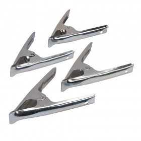 Silverline Stall Clips 4pk 70mm