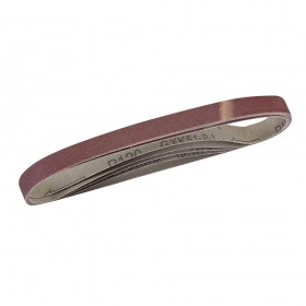 Silverline Sanding Belts 13 x 457mm 5pk 120 Grit