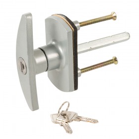 Silverline Garage Door Locking Handle 75mm Diamond - 671027