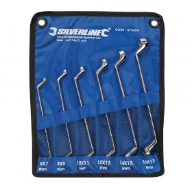 Silverline Deep Offset Ring Spanners Set 6pce 6 - 17mm