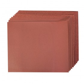 Silverline Aluminium Oxide Hand Sheets 10pce 4 x 60, 2 x 80, 120, 240G