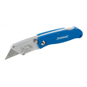 Silverline Lock-Back Utility Knife 100mm - 699155