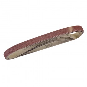 Silverline Sanding Belts 13 x 457mm 5pk 80 Grit