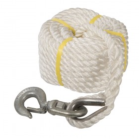 Silverline Gin Wheel Rope with Hook 20m - 865628