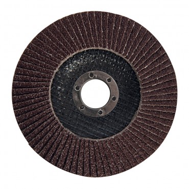 Silverline Aluminium Oxide Flap Disc 125mm 40 Grit
