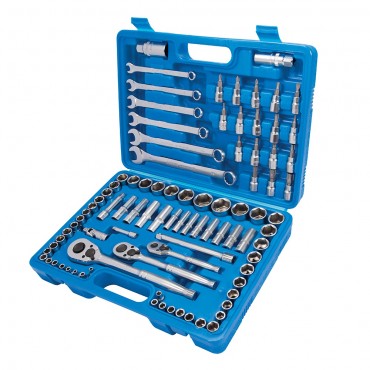 Silverline Mechanics Tool Set 90pce - 868818