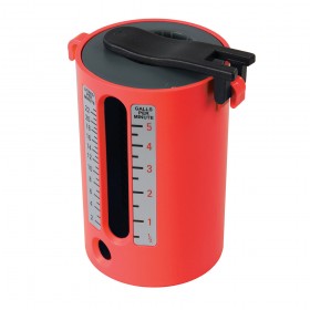 Dickie Dyer Flow Measure Cup 2.5-22Ltr / 1/2-5 Gallons - 50.124RB Red