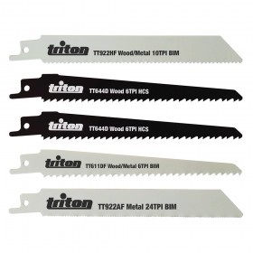 Triton Recip Saw Blade Set 5pce 150mm - 954242