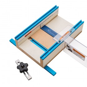 Rockler Table Saw Small Parts Sled 305 x 394 x 89mm (12'' x 15-1/2'' x 3-1/2'') - 996182