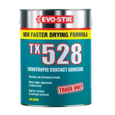 Evo-Stik TX528 Thixotropic Contact Adhesive – 5L