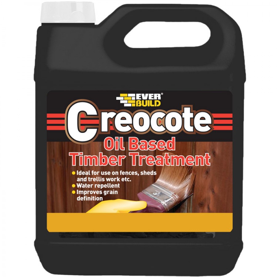 Everbuild Creocote Wood Preservative Treatment and 