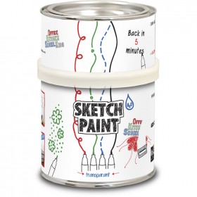 Sketch Paint MAG1001 Dry White Board Wall Paint Transparent Gloss 500ml