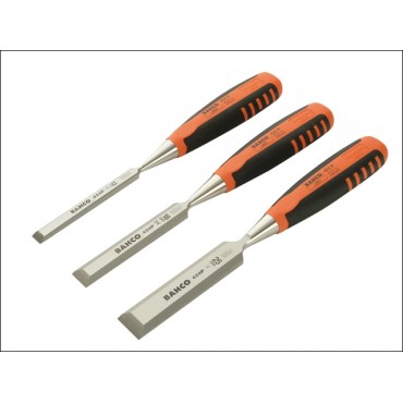 Bahco 424-P Bevel Edge Chisel Set (3)