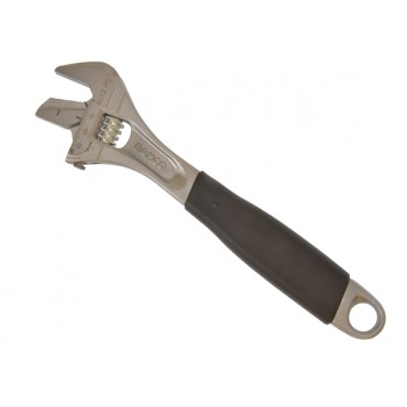 Bahco 9072PC Chrome Adjustable Wrench 10in – Reversible Jaw