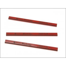 Black Edge 34330 Card of 12 Pencils - Red/ Medium