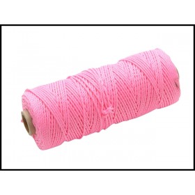 Faithfull Hi Vis Nylon Brick Line 105m - Pink