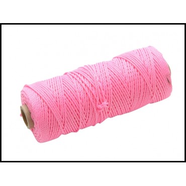Faithfull Hi Vis Nylon Brick Line 105m – Pink