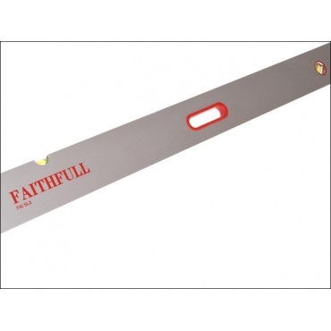 Faithfull Screeding Level 2.4M (8ft) 3 Vial & Grips