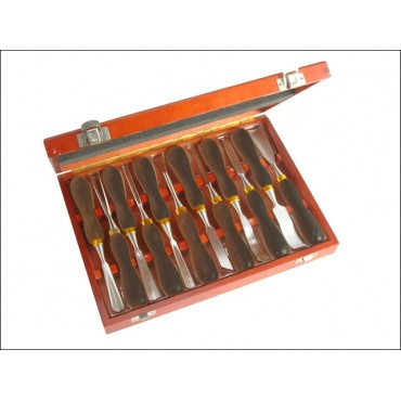 Faithfull Woodcarving Set in Case – 12 Piece